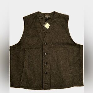 Filson Mackinaw Wool Vest | XXL | NWT | Forest Green | MSRP $299